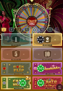 Crazy Time Tablet